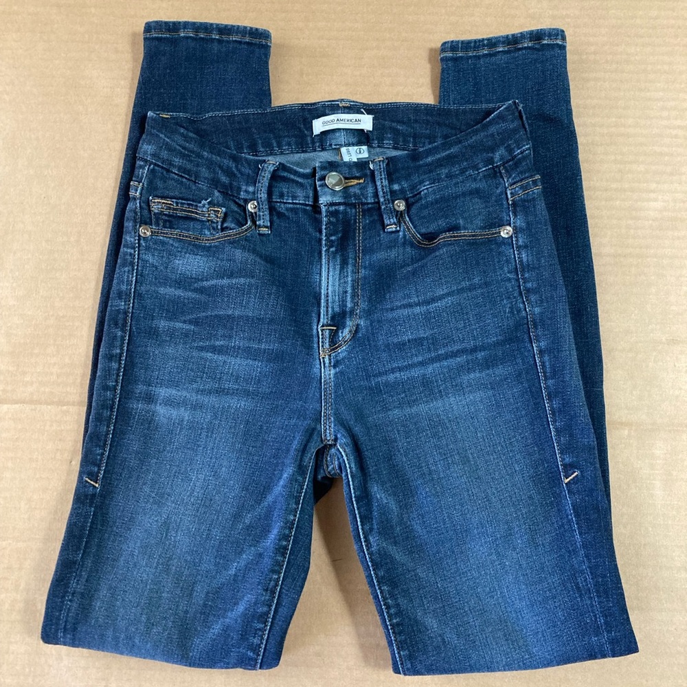 Good American Good Legs Skinny Jeans size 00/24 - Picture 5 of 16